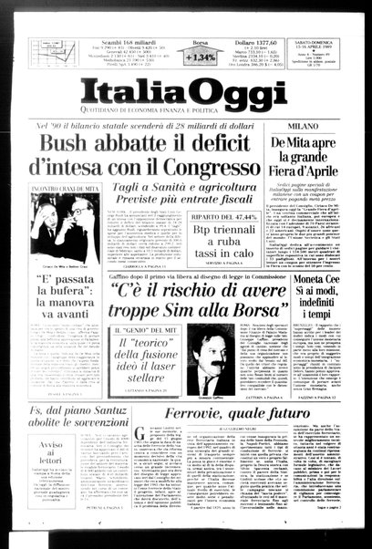 Italia oggi : quotidiano di economia finanza e politica